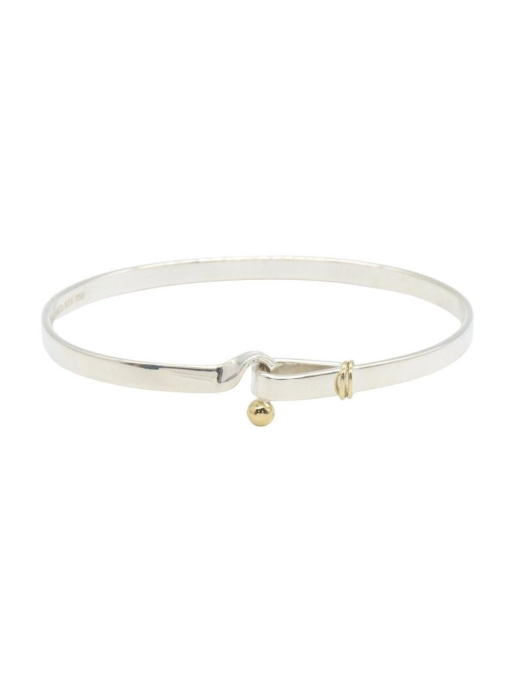 Tiffany & Co Bangle Knot 18k 925 Sterling Silver Bracelet